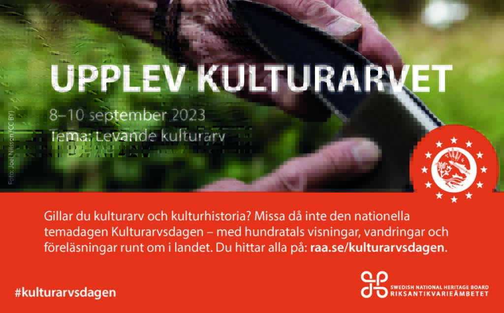 Temabild med text om Kulturarvsdagen 2023.