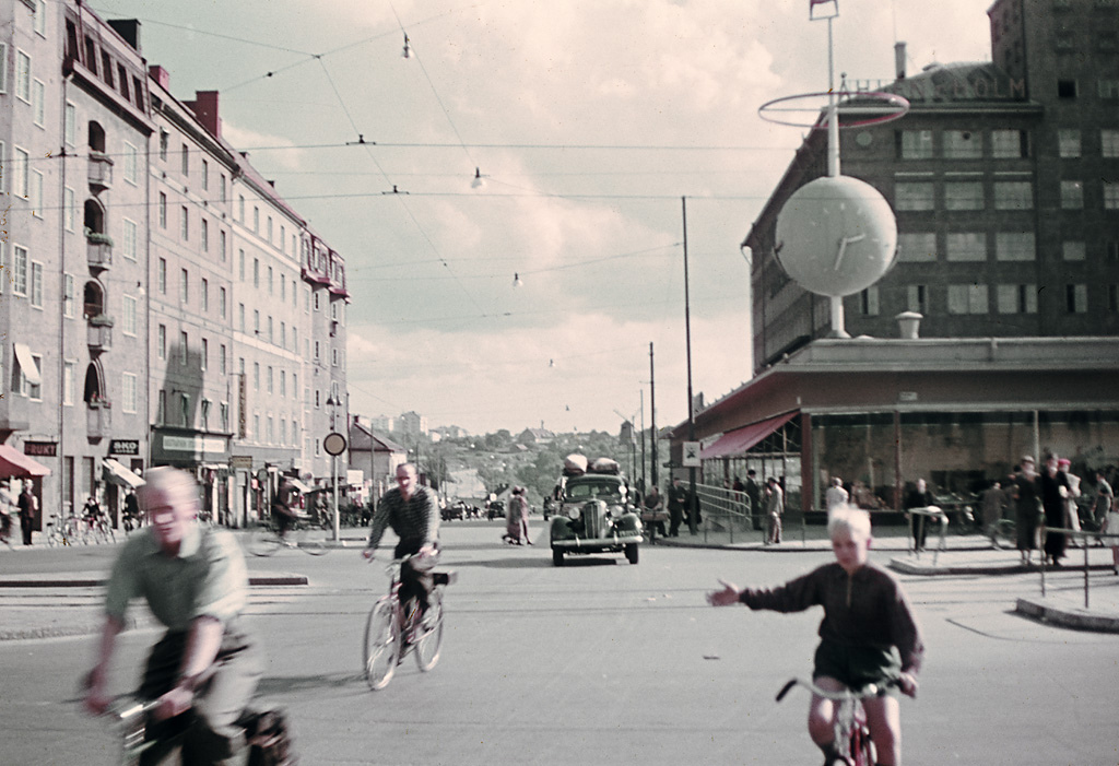 Skanstull på Södermalm, 1943.