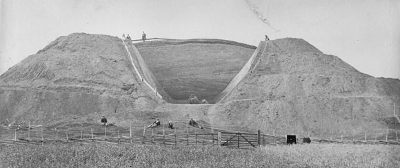 Uppsala högar - utgrävningen 1874
