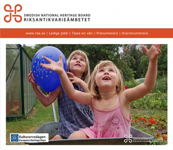 Riksantikvarieämbetets Nyhetsbrev #7 2015