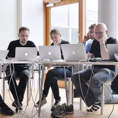 Arkhack på Riksantikvarieämbetet i Visby.
