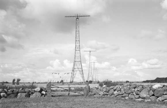 Radiomaster vid Varbergs radiostation i Grimeton, som idag är ett världsarv på UNESCO:s världsarvslista.