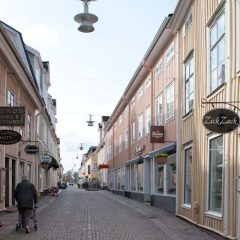 Eksjö Norra Storgatan, en del av riksintresset Eksjö trästad.