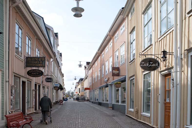 Eksjö Norra Storgatan, en del av riksintresset Eksjö trästad.