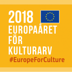 Logotyp för Europaåret för kulturarv 2018