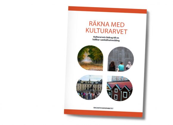 Framsida av rapporten Räkna med kulturarvet