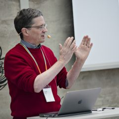 Joachim Huber, museistrateg vid Prev-art i Schweiz talar på Samlingsforum 2017.