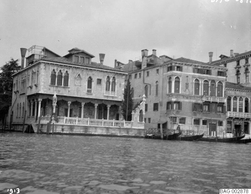 Canal Grande i Venedig 1913.