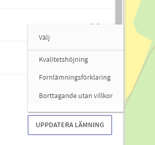 Uppdatera fornlämningsförklaring 