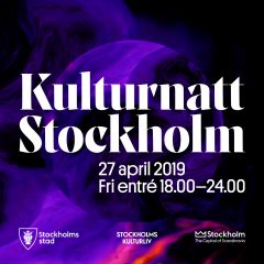 Affisch Kulturnatt Stockholm