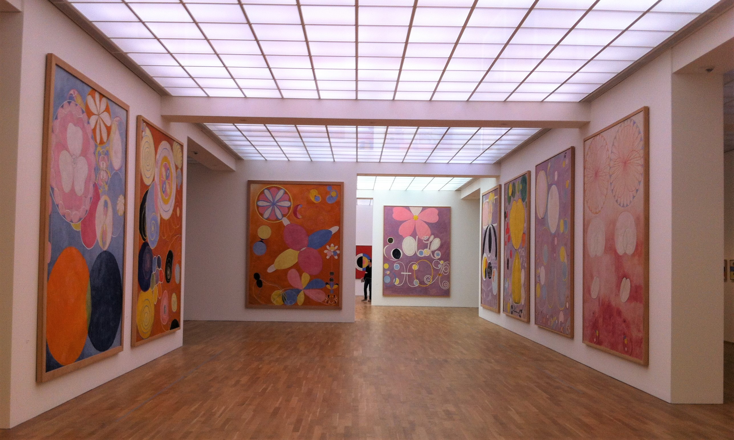 ”Hilma af Klint – Abstrakt pionjär” på Hamburger Bahnhof i Berlin 2013.