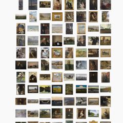 En skärmdump av en mängd små bilder visar en visualiseringsprototyp, ett förslag på hur, i detta fall, bilder kan visas.