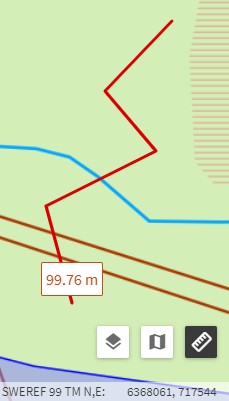 Utsnitt ur Fornreg, kartmätning