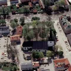 Flygbild över Arboga