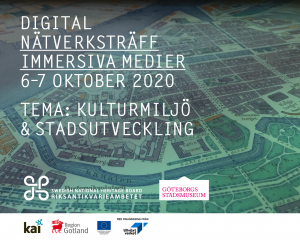 Nätverksträff immersiva medier 6-7 oktober-2020