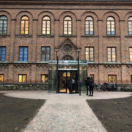 Fasaden och entrén på HIstoriska museet vid Lunds universitet