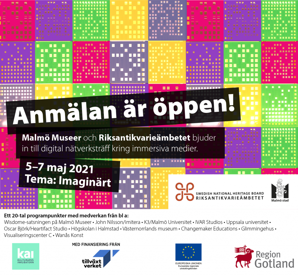 Nätverksträff immersiva medier 5-7 maj 2021