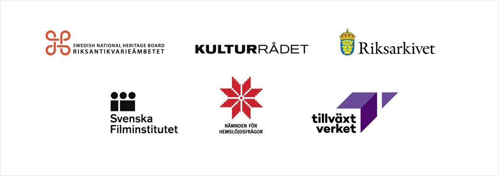 Logotyper för de sex organisationer som deltar i Kreativ omstart