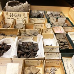 Bild av arkeologiska föremål ur samlingar, Medeltidsmuseet.