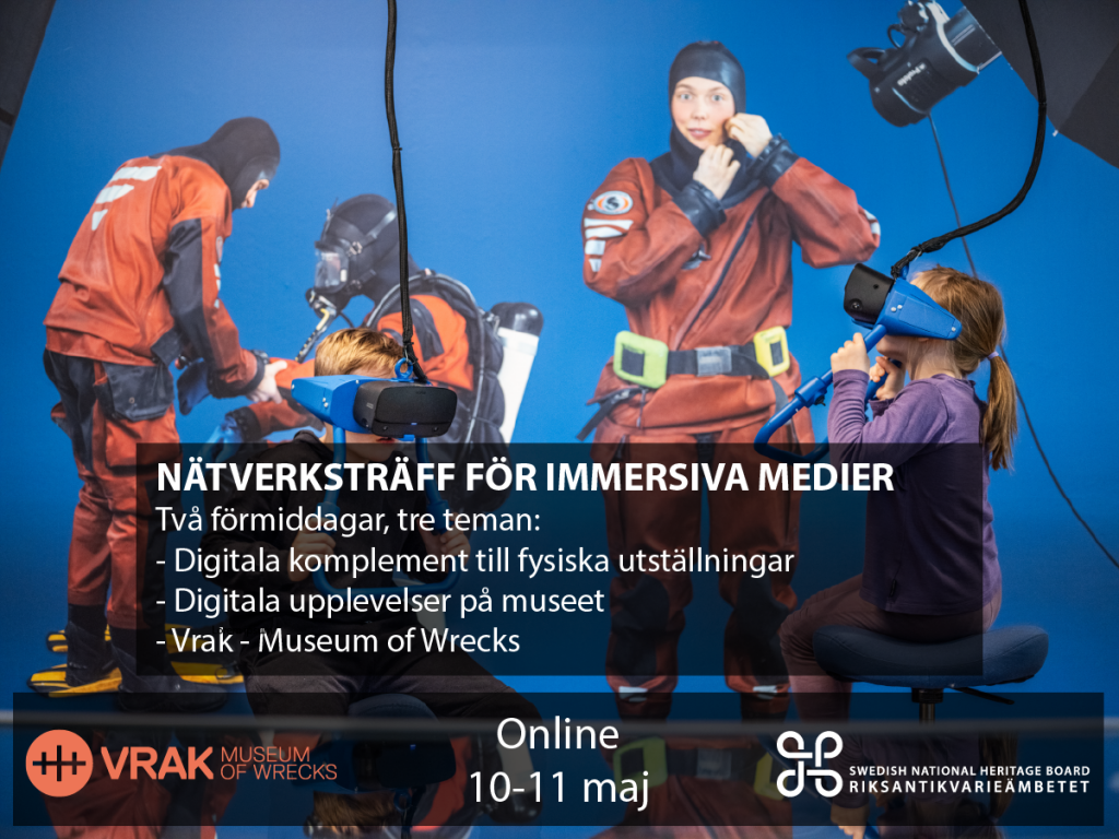 Nätverksträff Immersiva medier VRAK - 10-11 maj