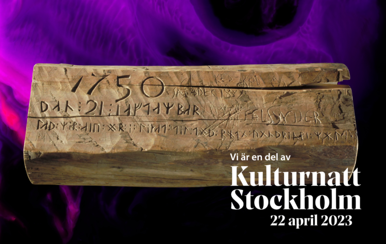 Runor i tid och rum på Kulturnatt Stockholm hos Riksantikvarieämbetet ...