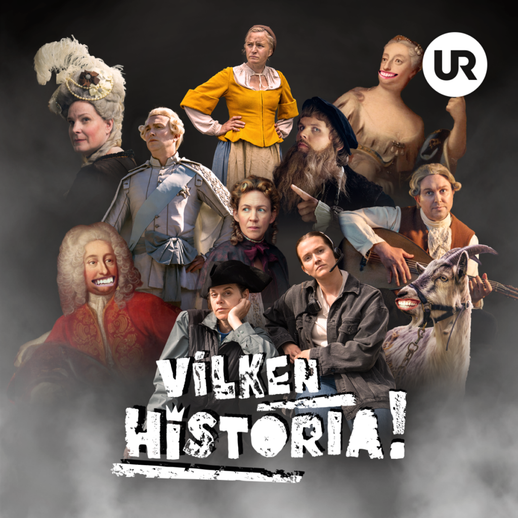 Illustration till Utbildningsradions produktion Vilken historia