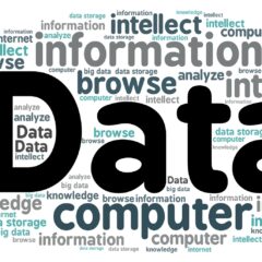 Ordmoln där ordet Data ligger i mitten jättestort och olika datatermer ligger runt om.