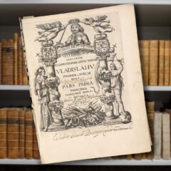 Bildsida med grafiskt tryck från en äldre bok